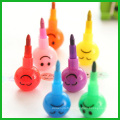 2014 hot selling colorful multistage smile face crayon